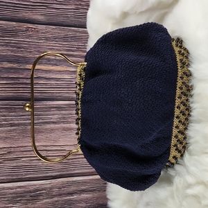 Vintage Purse Hiawatha Handi-Bag Crocheted Beaded Bag